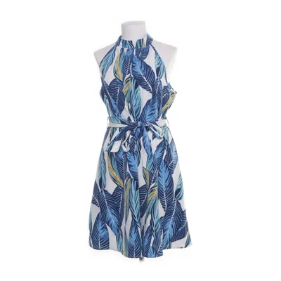 Halterneck dress (Blue, White, Yellow, Multicolored) from Droimp