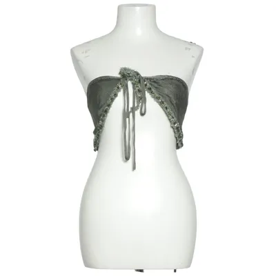 Tube Top (Grün) von Outcast Elasthan, Polyester, Viskose