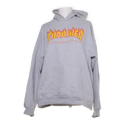 Huvtröja (Grå) från Thrasher Bomull, Polyester