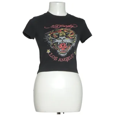 T-shirt (La Roar Tiger Cropped Baby Tshirt) från Ed Hardy Bomull, Elastan