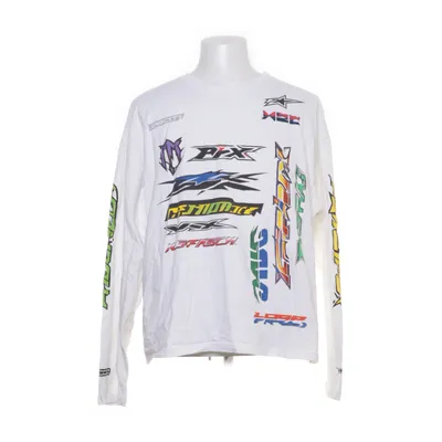 Langærmet t-shirt (Hvid, Flerfarvet) fra Weekday Bomuld