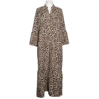 Dress (Beige, Black) from Shein Elastane, Polyester