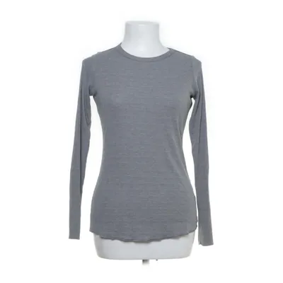 Langærmet t-shirt (Grå) fra ASOS Polyester, Elastan, Viscose