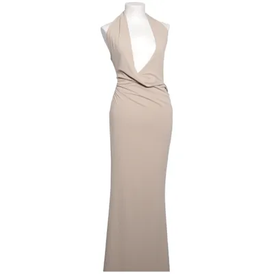 Långklänning (Beige) från Zara Polyester