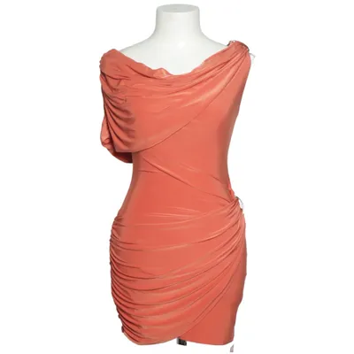 Jurk (Oranje) van PrettyLittleThing Elastaan, Polyester