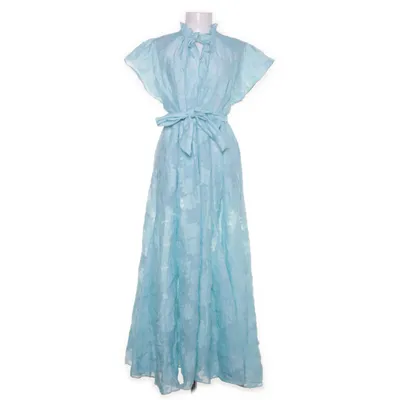 Långklänning (Blå) från Samsøe & Samsøe Polyamid, Återvunnen polyester