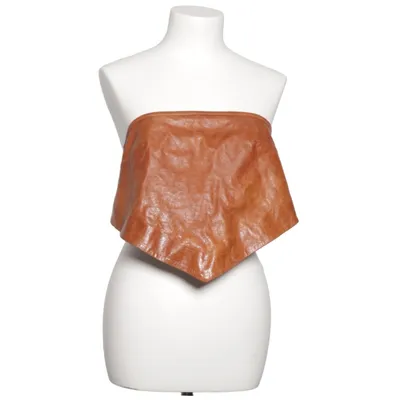 Tube top (Brown) from Remain Polyester
