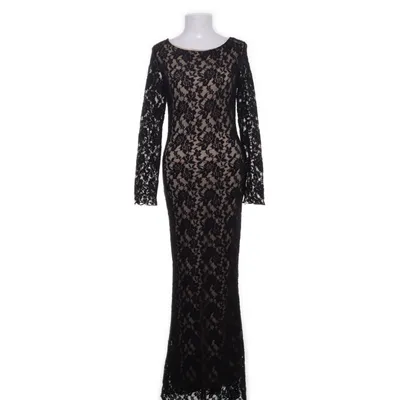 Långklänning (Svart, Beige) från Bodyflirt Boutique