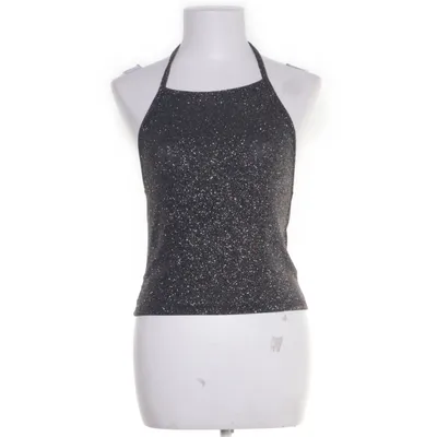 Halternecktopp (Svart, Flerfärgad) från Urban Outfitters Elastan, Metallfiber, Nylon