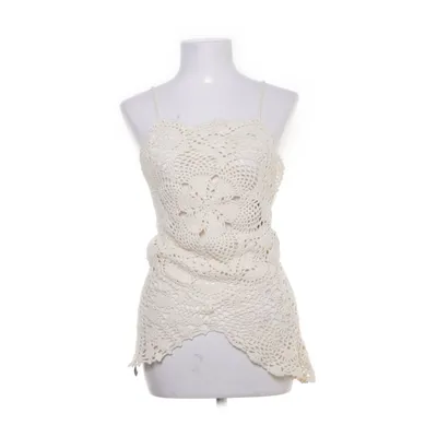 Halterneck top (Beige) fra Graumann Bomuld