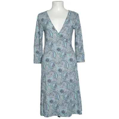 Wikkeljurk (Blauw, Meerkleurig) van Vera Velour Elastaan, Viscose