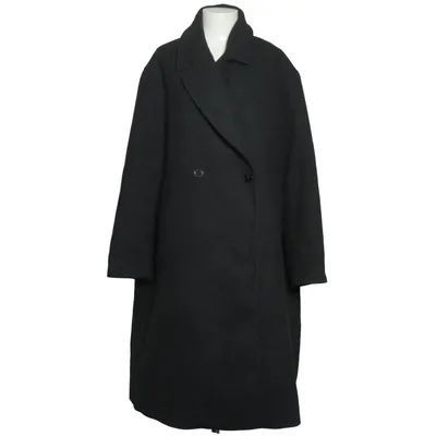Mantel (Grau) von H&M Kunstpelz, Polyester, Wolle