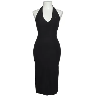 Halterneck dress (Black) from Thanne Cotton, Polyester
