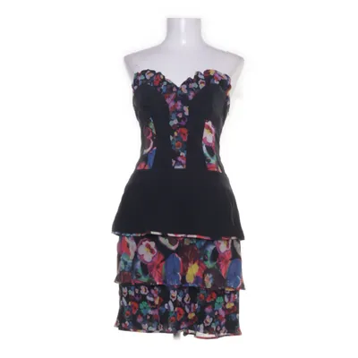 Kjole (Sort, Flerfarvet) fra Karen Millen Elastan, Polyester, Silke