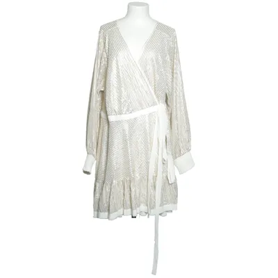 Cocktailklänning (Vit, Guldfärgad) från ASOS Polyester