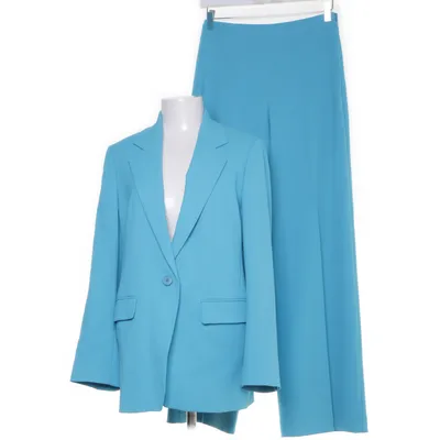 Suit (Blue) from Drykorn for Beautiful People Acetate, Cotton, Elastane, Polyester