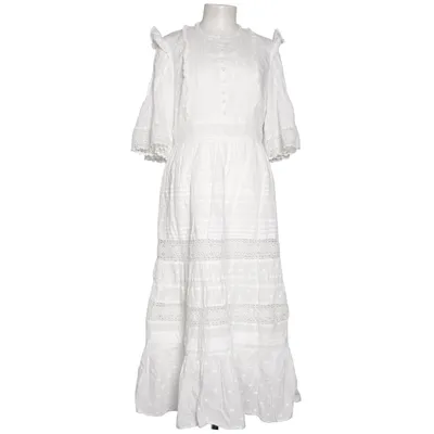 Långklänning (Vit) från By Malina Bomull