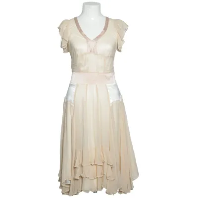 Kjole (Beige) fra Chloé Polyester, Silke