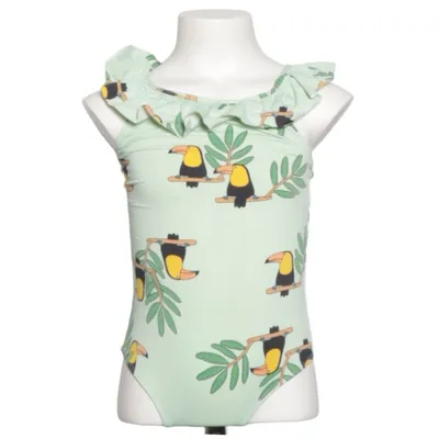 Badpak (Groen, Meerkleurig) van Lindex Elastaan, Polyamide, Polyester