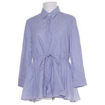 Skjorta (Blå, Vit) från Zara Woman Bomull, Polyester