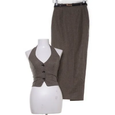 Sæt (Brun, Flerfarvet) fra Eliya The Label Elastan, Polyester, Uld, Viscose