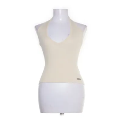 Halter neck top (Beige) from Fanci Club Polyester, Viscose