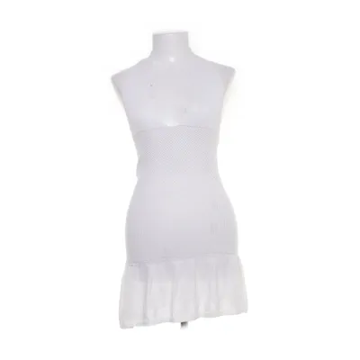 Halterneck-kjole (Hvid) fra White Fox Polyester, Viscose