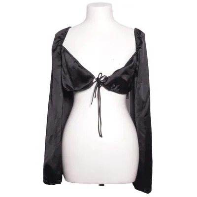 Crop top (Svart) från NA-KD Reborn Elastan, Polyester