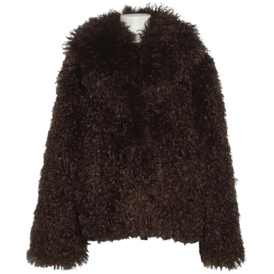 Pälsjacka (Brun) från NA-KD Polyester