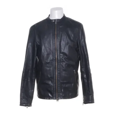 Läderjacka (Svart) från Selected Jeans Polyester, Skinn