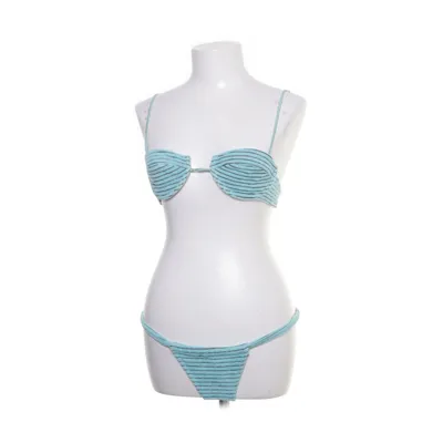 Bikini (Blauw) van Triangl Katoen, Elastaan