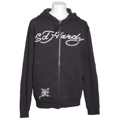 Huvtröja (Svart) från Ed Hardy Bomull