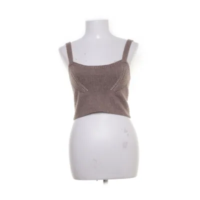 Crop top (Brown) from Zara Acrylic, Nylon, Polyester, Wool, Viscose