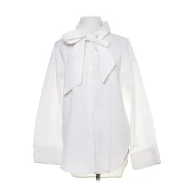 Sløjfebluse (Slfiris LS Bow Shirt) fra Selected Moments Bomuld, Genanvendt polyester