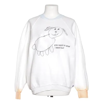 Collegetröja (Vit, Flerfärgad) från Eckhaus Latta Bomull