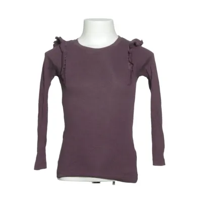 Langærmet t-shirt (Lilla) fra Name It Elastan, Modal, Økologisk bomuld