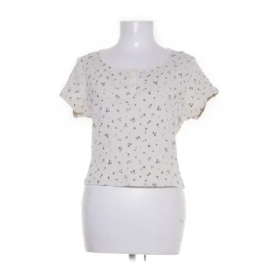 Crop top (Beige) från Uniqlo Bomull, Polyester