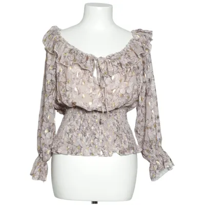 Blouse (Beige, Gold) from Buch Copenhagen Elastane, Polyester
