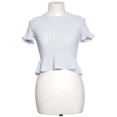Peplumtopp (Blå) från Divided by H&M Bomull, Polyester