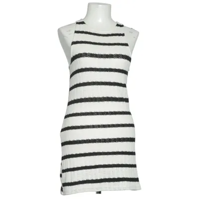 Robe (Noir, Blanc) de Mango Coton, Polyester