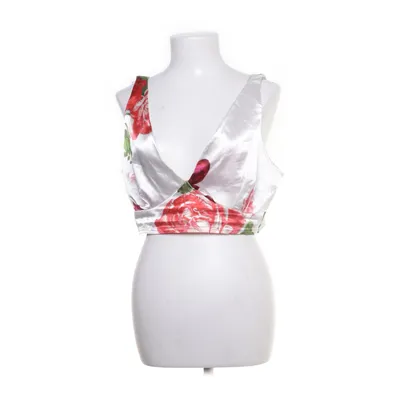 Crop top (Hvid, Flerfarvet) fra Boohoo Curve
