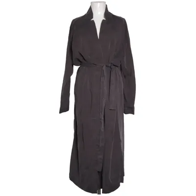 Coat (Gray) from Weekday Linen, Lyocell, Polyester