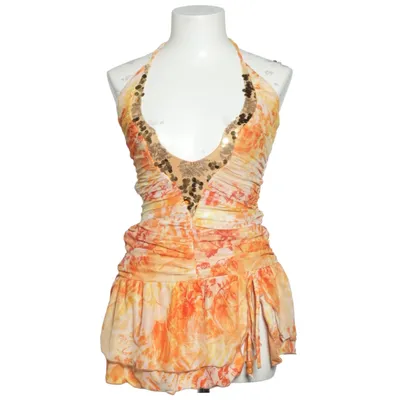 Strandkjole (Orange, Gul, Flerfarvet) fra Outcast Elastan, Polyester