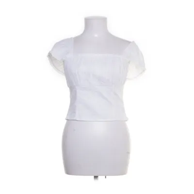 Crop top (Ruched Detail Embroidery Singlet) från NA-KD Bomull