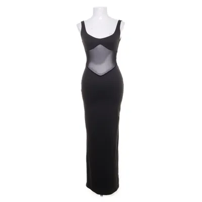 Maxikjole (Sort) Elastan, Polyester