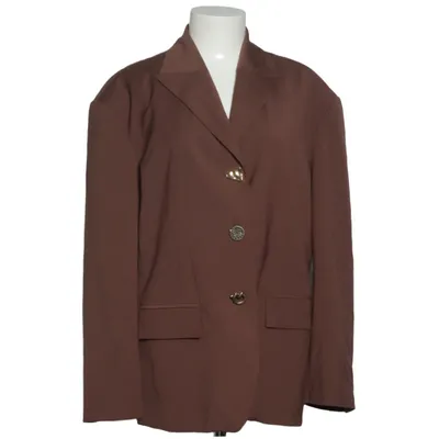 Blazer (Brun) fra Rejina Pyo Polyester, Uld