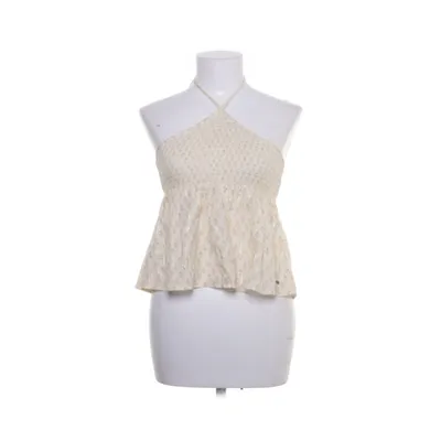 Halternecktopp (Beige) från Brownie Bomull, Metallfiber