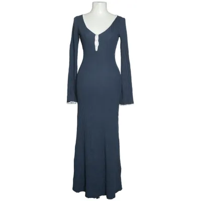 Robe longue (Bleu, Blanc) de Domino Viscose