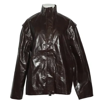 Jacket (Sleeve Detail Shiny Pu Jacket) from NA-KD Metallic fiber, Polyester, Polyurethane, Viscose