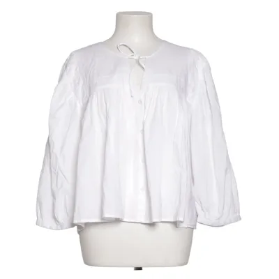 Knytblus (Vit) från Gina Tricot Bomull